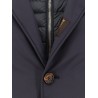Redon-Skt padded nylon long jacket