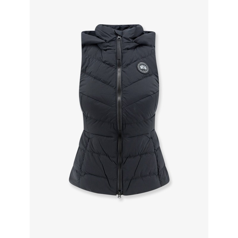 Clair sleeveless nylon blend jacket