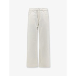 White denim trousers