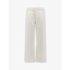 White denim trousers