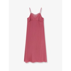 Silk long slipdress