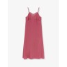 Silk long slipdress