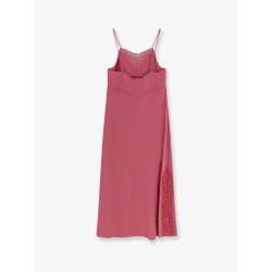 Silk long slipdress
