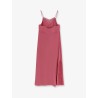 Silk long slipdress
