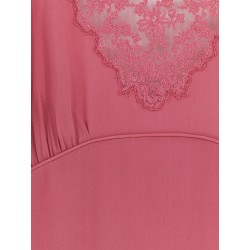 Silk long slipdress