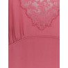 Silk long slipdress