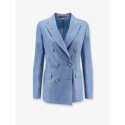 Parigi double-breasted linen blazer