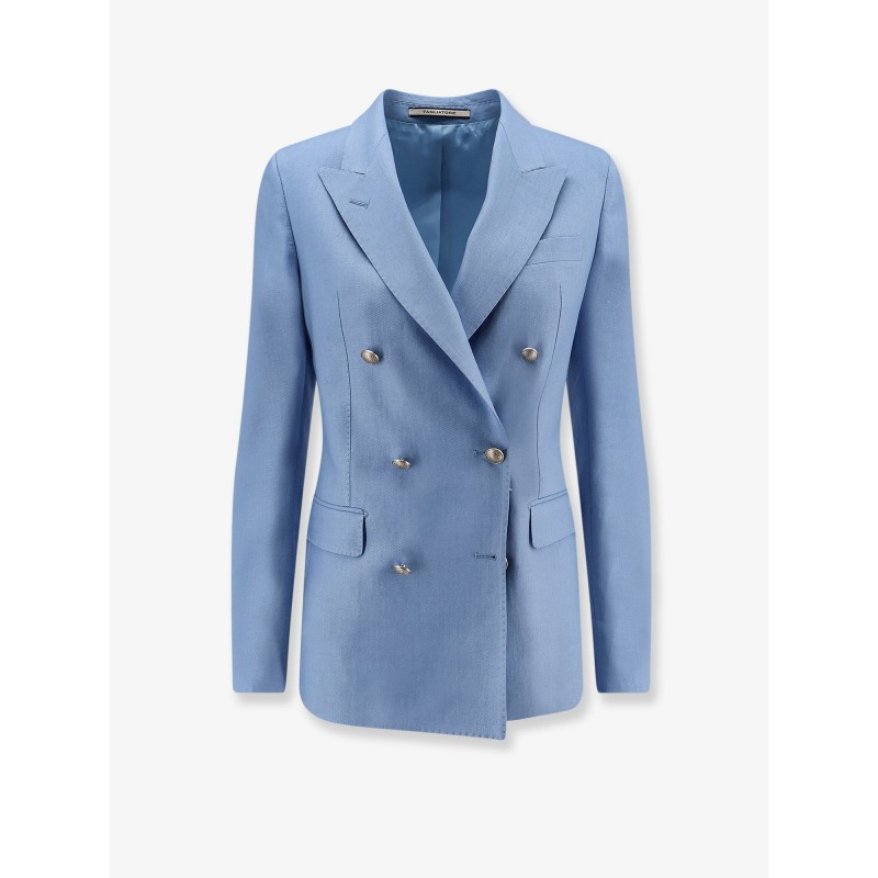 Parigi double-breasted linen blazer