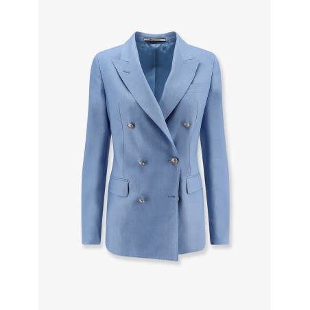 Parigi double-breasted linen blazer