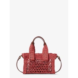 Summer Banana Raffia crossbody bag