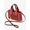 Summer Banana Raffia crossbody bag