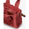 Summer Banana Raffia crossbody bag