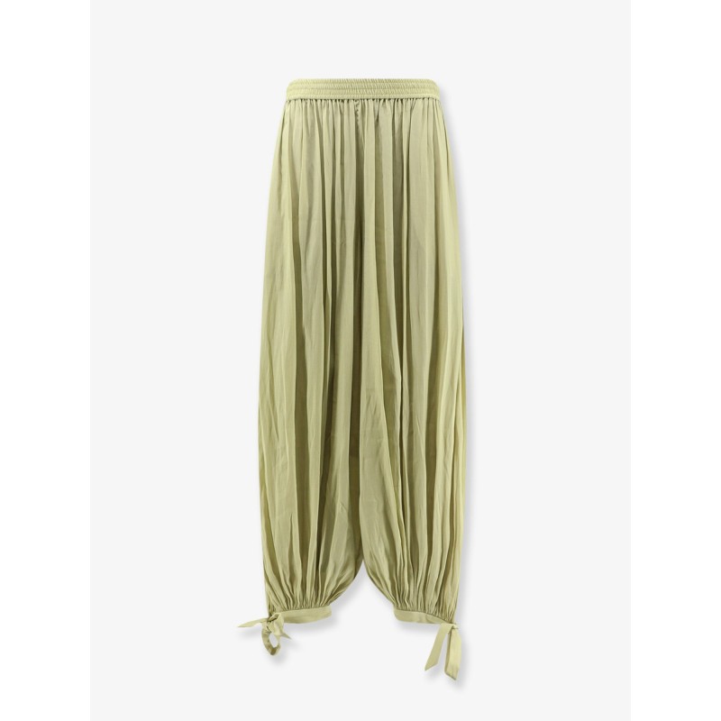 Harem trousers with knot detail