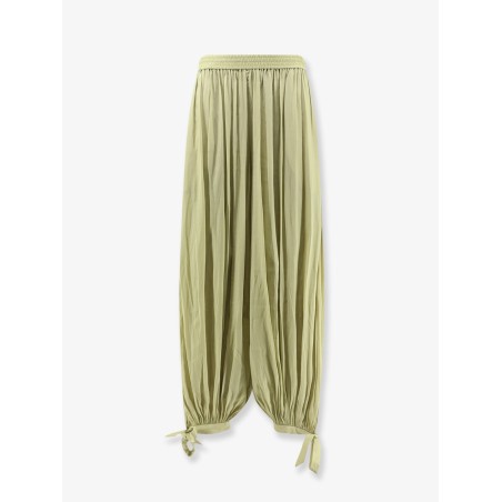 Harem trousers with knot detail