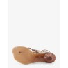Jelly TPU sandals with animal print