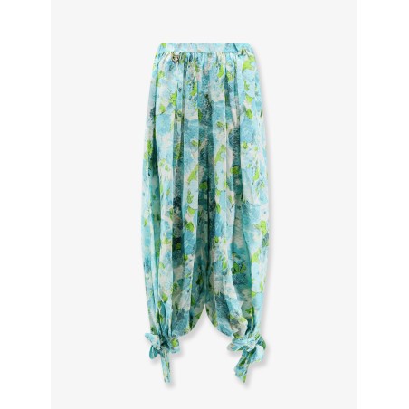 Harem multicolor silk trousers