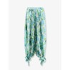 Harem multicolor silk trousers