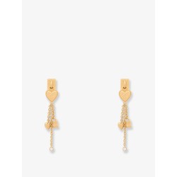 Mini Paddington Brass Earrings