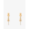 Mini Paddington Brass Earrings