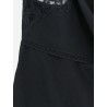 Silk top with lace profile