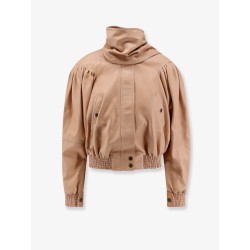 Leather Jacket with stitched profiles