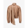 Leather Jacket with stitched profiles