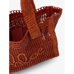 East-West Summer Banana Raffia Shoulder Bag