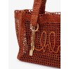 East-West Summer Banana Raffia Shoulder Bag