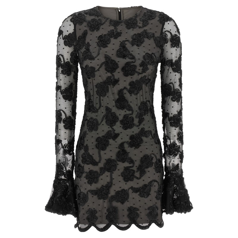 'Flower Mesh' dress