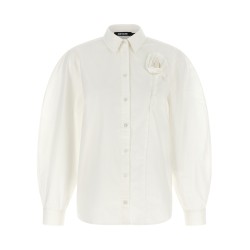 3D floral detail shirt