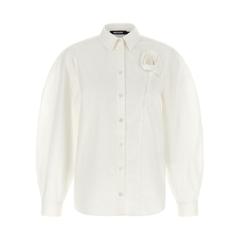 3D floral detail shirt