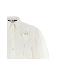 3D floral detail shirt