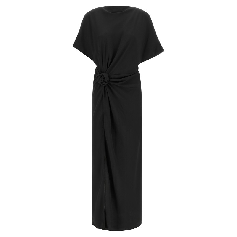 Wide slit dress