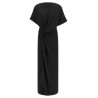 Wide slit dress