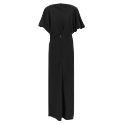 Wide slit dress
