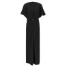 Wide slit dress