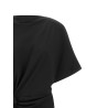 Wide slit dress