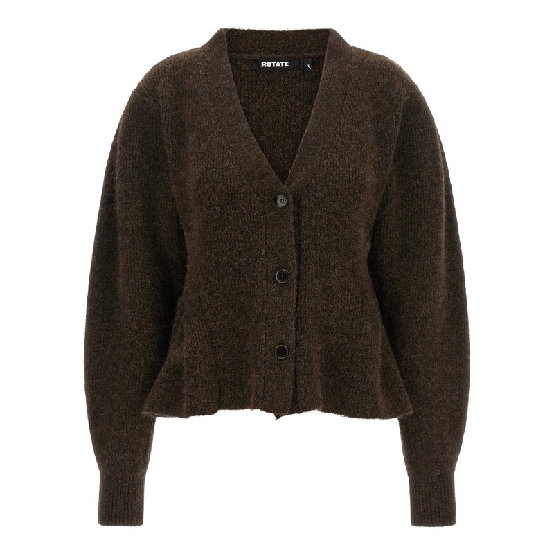 'Peplum' fund cardigan