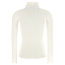 Turtleneck embroidery à jour