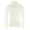 Turtleneck embroidery à jour