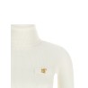 Turtleneck embroidery à jour