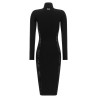 Knitted and lace dress