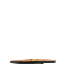 Logo buckle belt