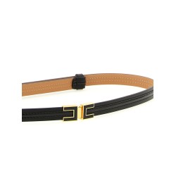 Logo buckle belt
