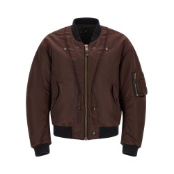 Reversible bomber jacket