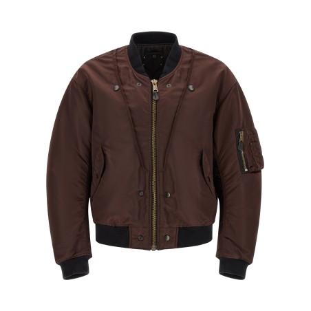 Reversible bomber jacket