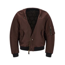 Reversible bomber jacket