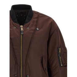 Reversible bomber jacket