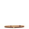 Logo buckle belt