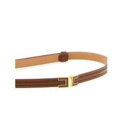 Logo buckle belt